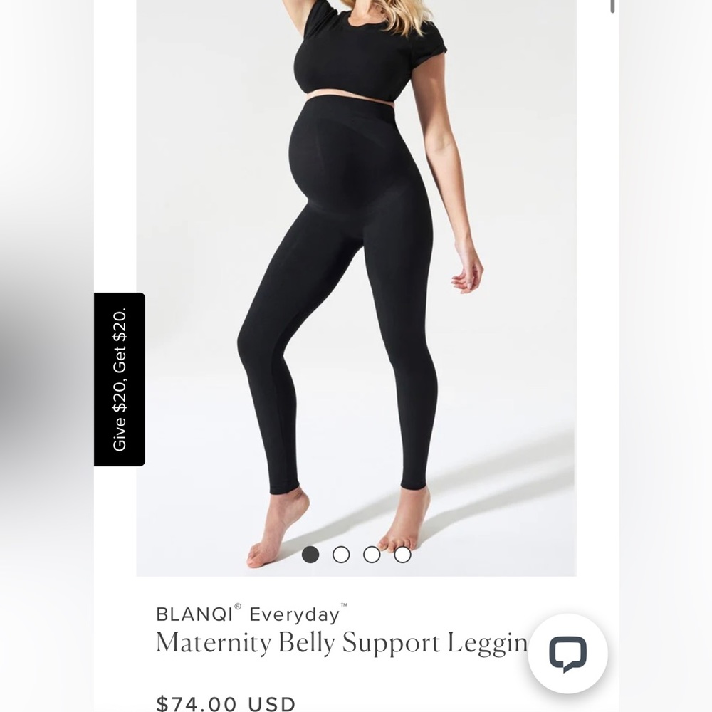 NWT Blanqi Maternity Leggings Women’s Large